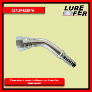 TERM. F.G. CURVA 45° JIC 37° INTERLOCK R.1.5/8 MANG 1
